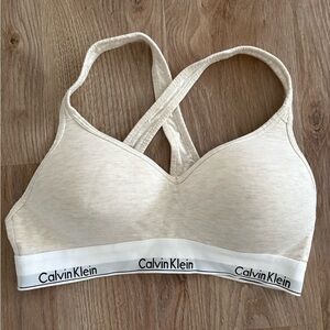 Calvin Klein Women's Beige Bralette